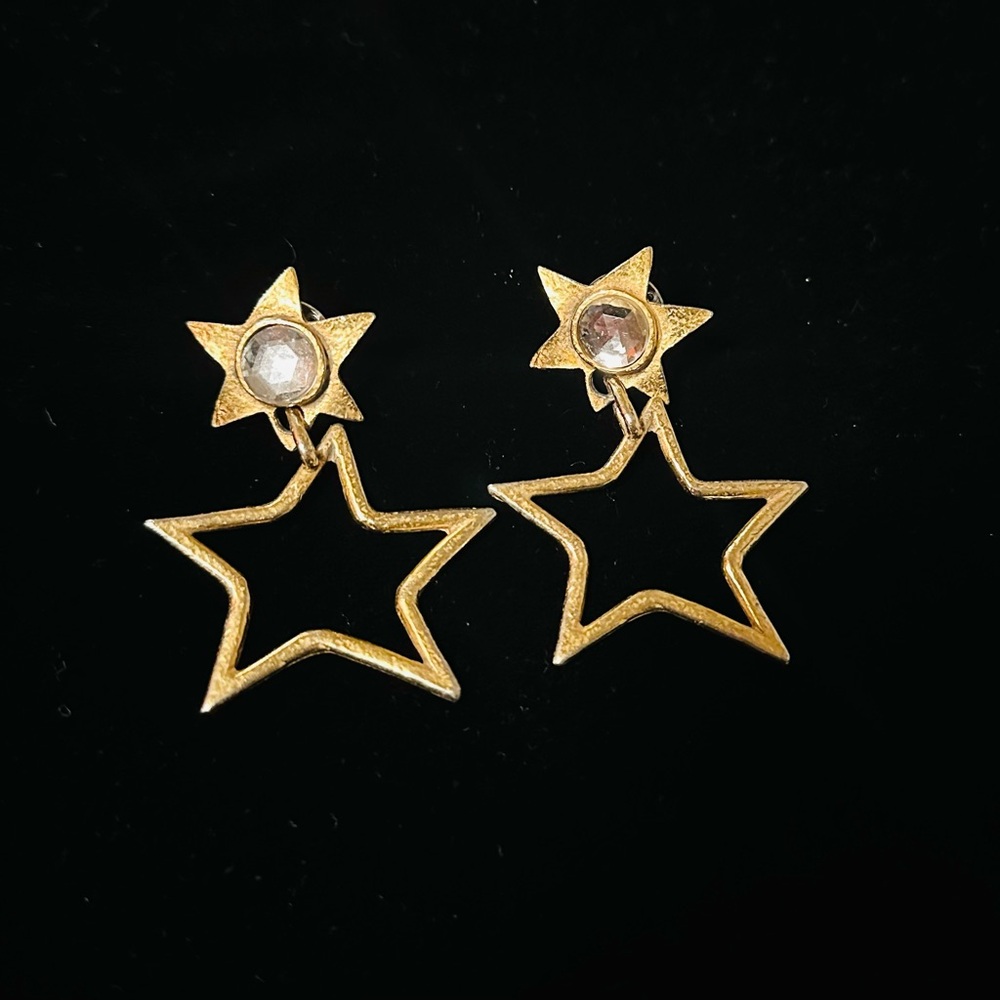 Gold Star Earrings